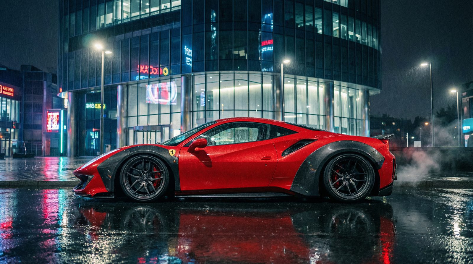 黄色仓库法拉利改装视频